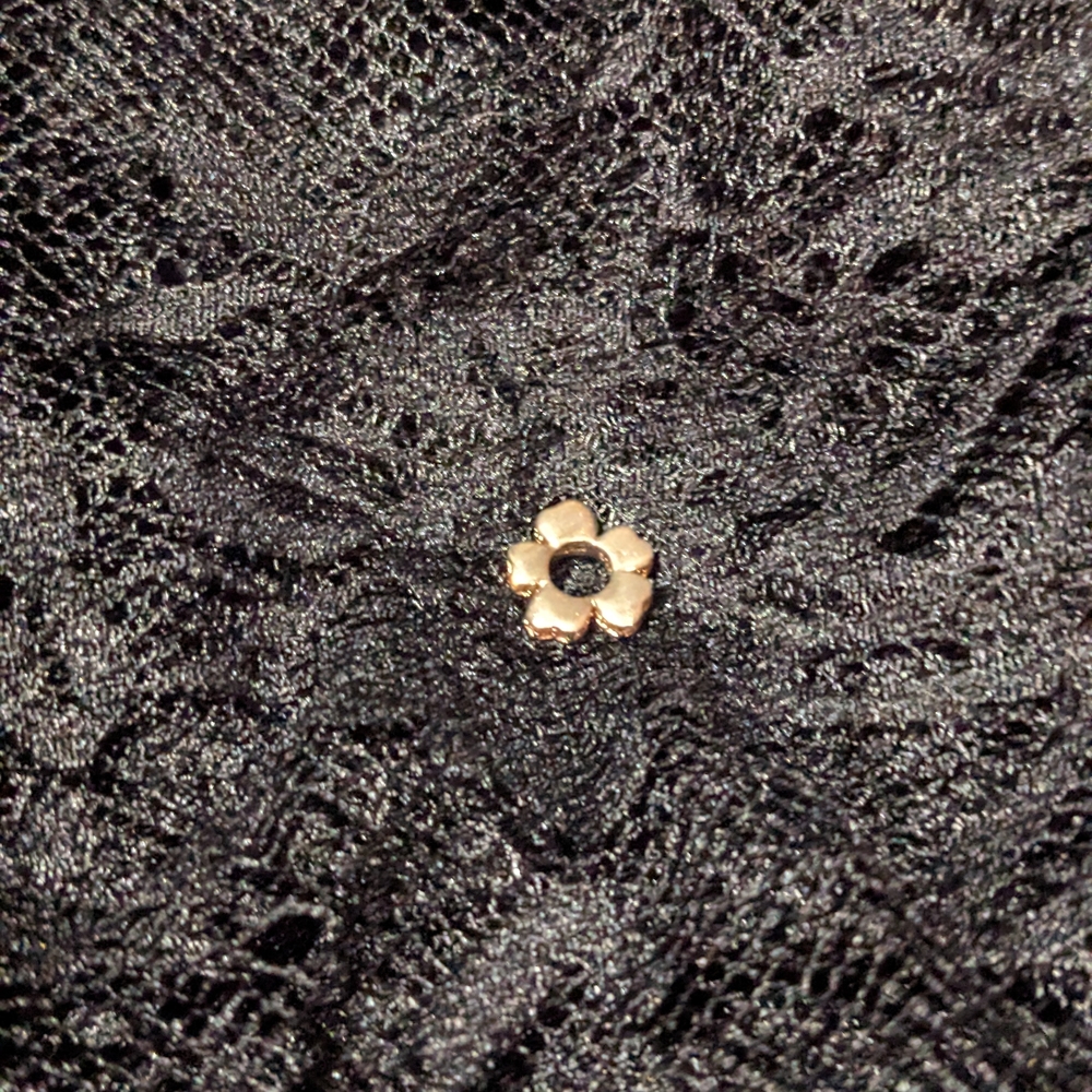 Pandora Rose Gold Wildflower Meadow Spacer With Pink Accents